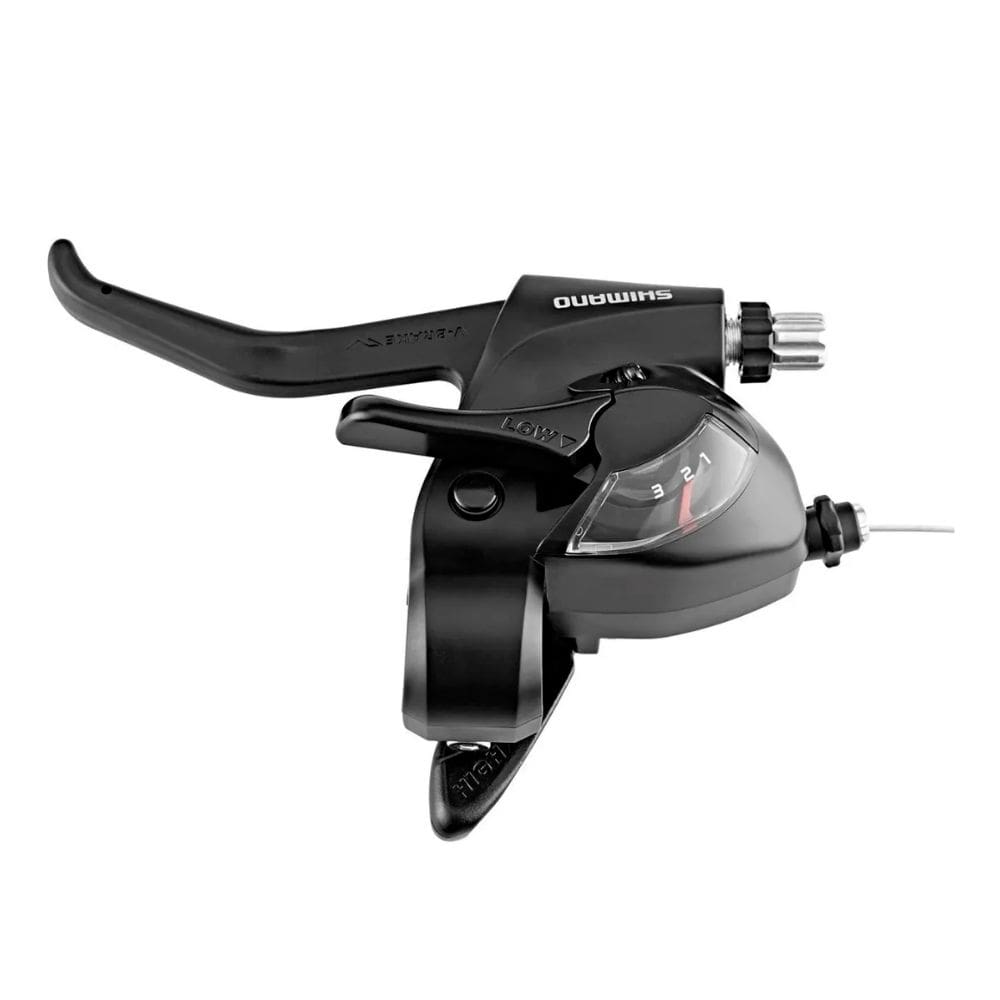 Alavanca De Cambio Freio Tourney Ef41 Dianteiro 3 Velocidades Ez Fire Plus Shimano