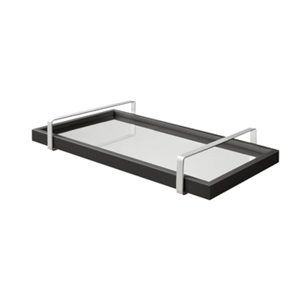 Bandeja Decorativa Espelhada c/ Alça Cromada