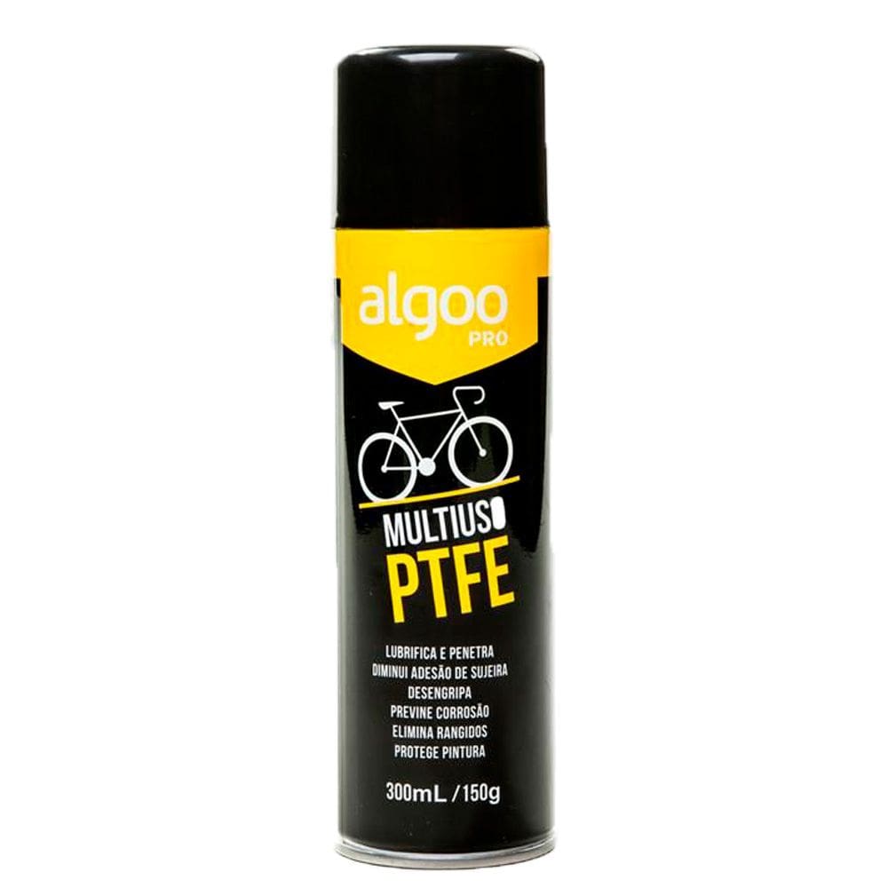 Spray Óleo Lubrificante Acabamento Multiuso PTFE 300ml Bike Mtb Speed Algoo
