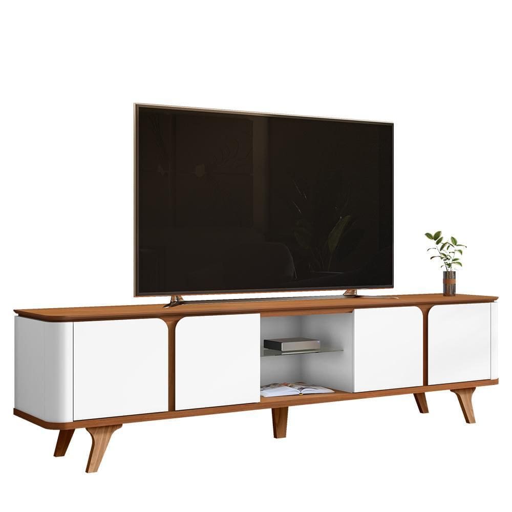 Rack Bancada Roma 217cm para TV até 60” - Casa D