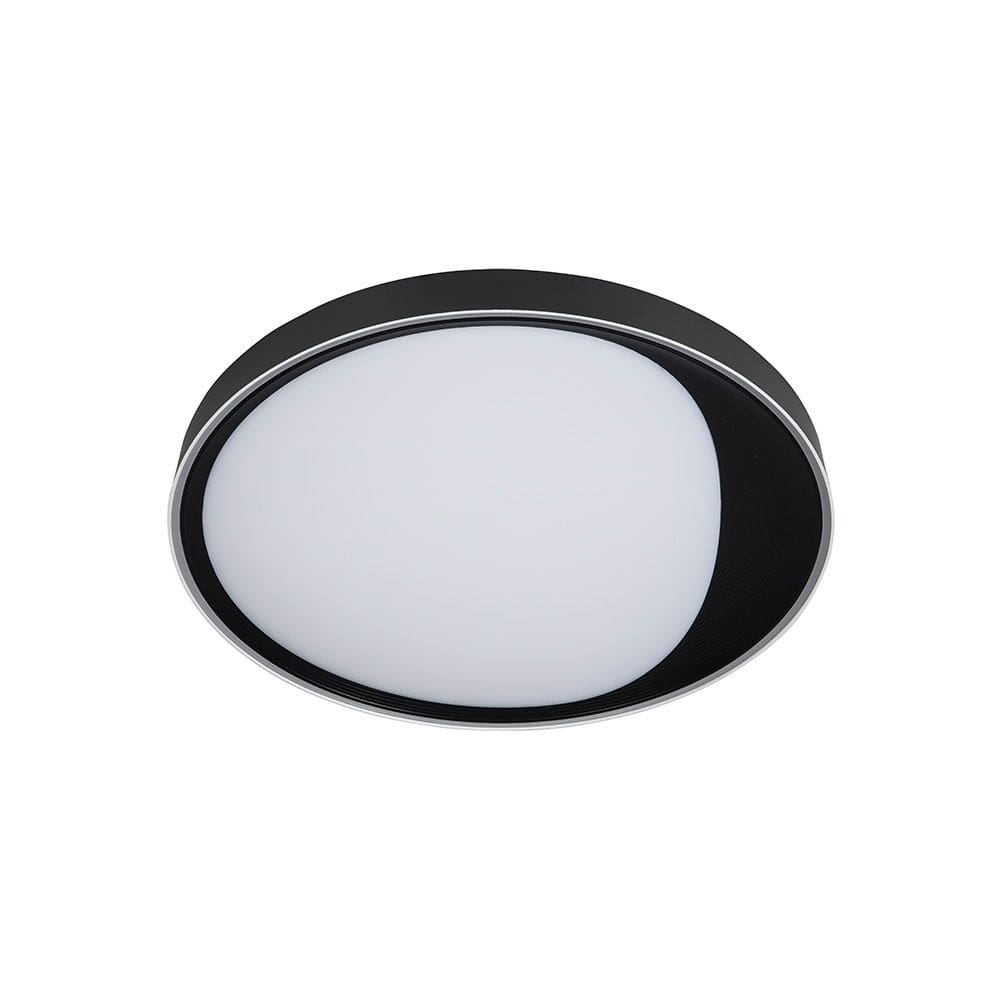 Plafon Nordecor Benn 2344 45Cm Led Bivolt Preto