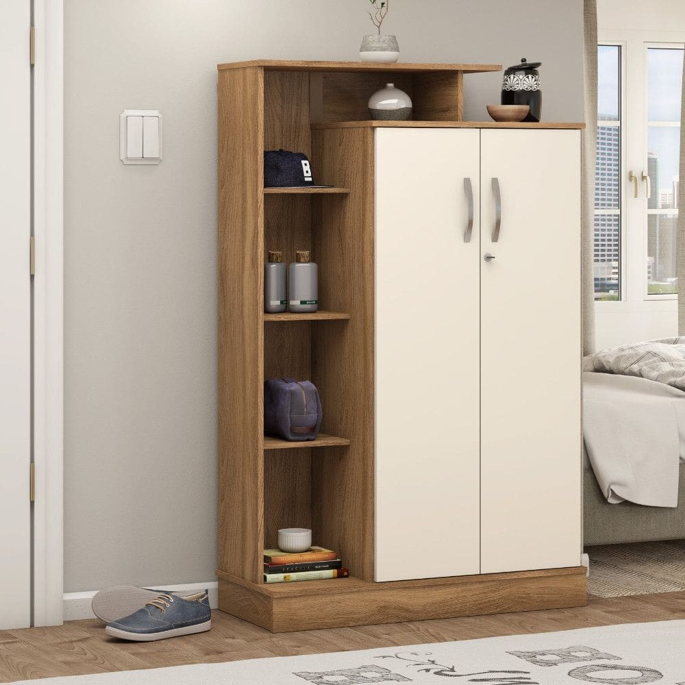 Armário Multiuso 2 Portas com Chaves Elite Demóbile