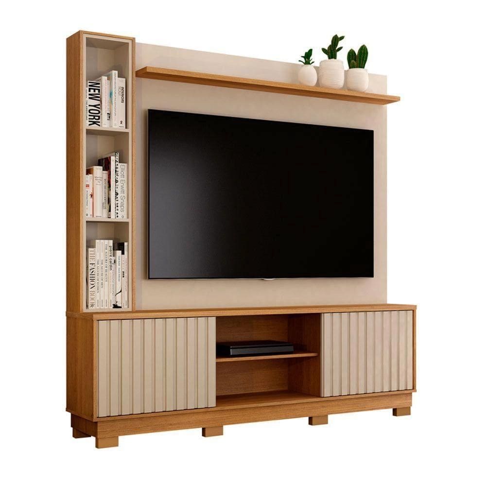Estante Home ValdeMóveis Montenegro Para Tvs Até 65"