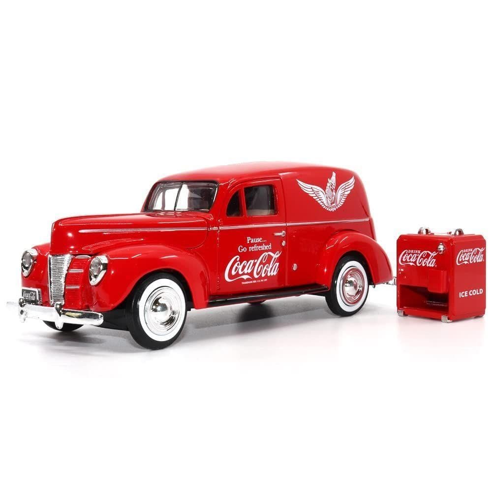Motor City Classics Coca-cola 1940 Ford Delivery Van - 1:24 Scale