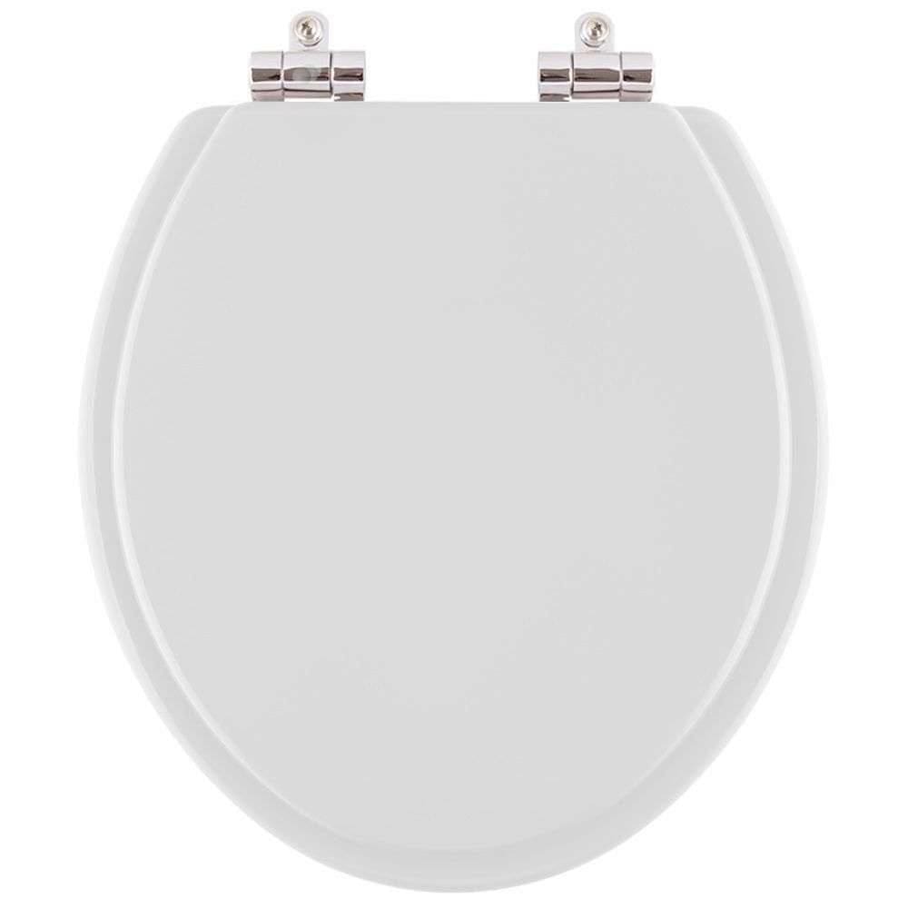 Assento Sanitário Poliéster Soft Close Iris Cinza Claro para vaso Mari