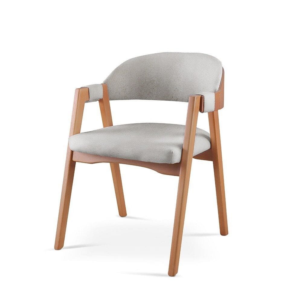 Cadeira para Mesa de Jantar Gaia Linho Cinza