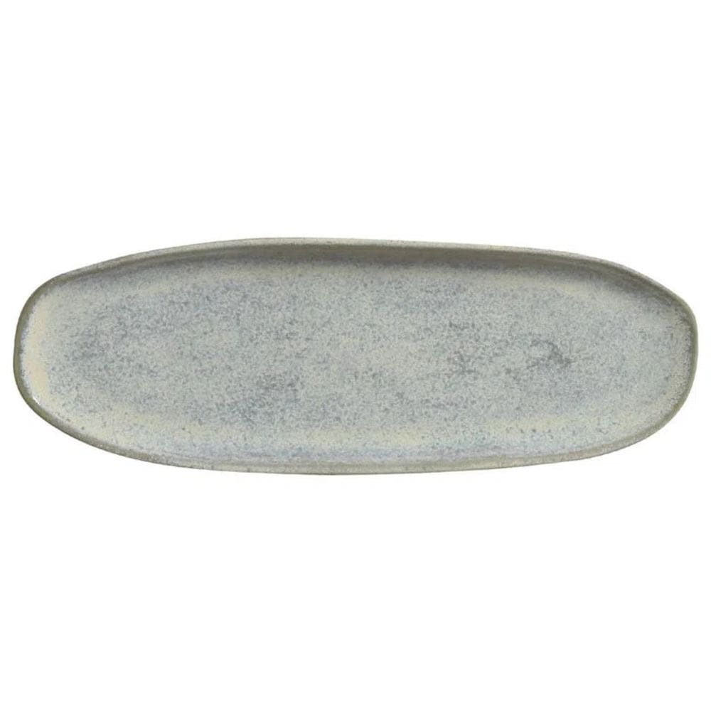 Travessa Oval Rasa G Orgânico Green Granite 36x13cm - Porto Brasil