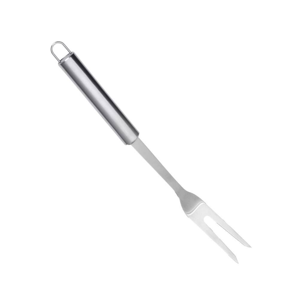 Garfo Cabo Longo Churrasco Inox Profissional 43cm