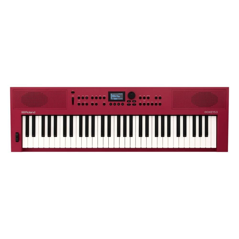 Teclado Sintetizador 61 Teclas Roland GO KEYS 3 Dark Red