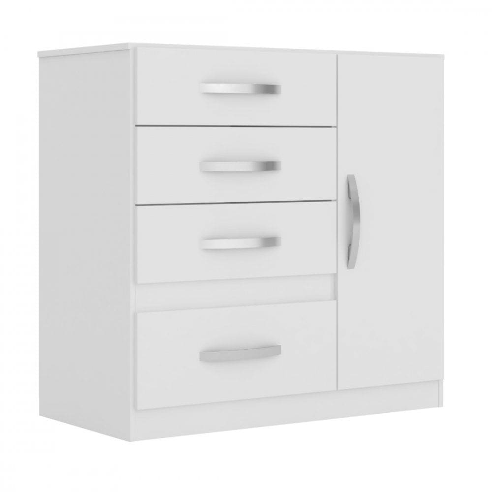Cômoda 4 Gavetas 1 Porta Vênus Moval