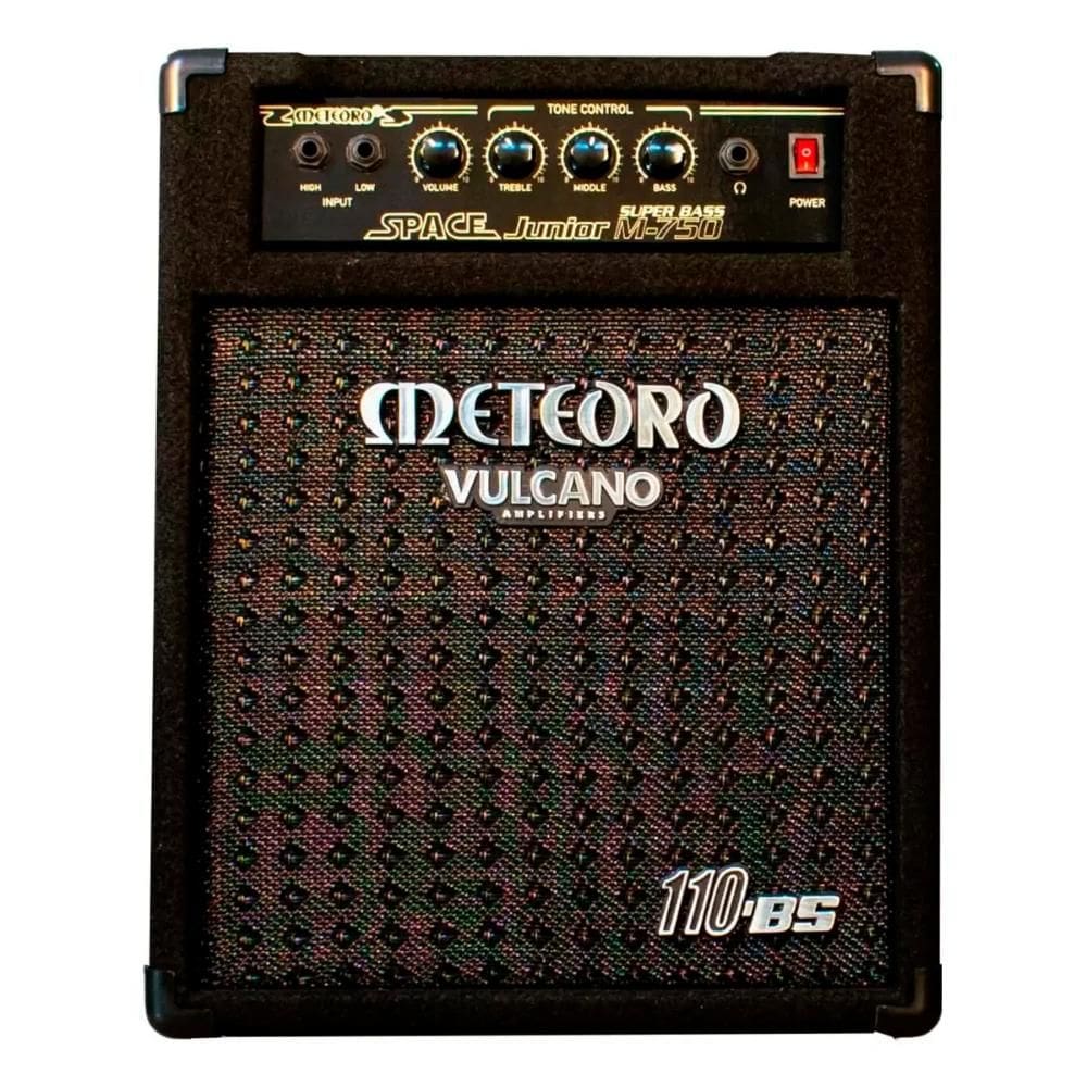 Amplificador para Baixo 1x10” 75W RMS Meteoro Super Bass M750