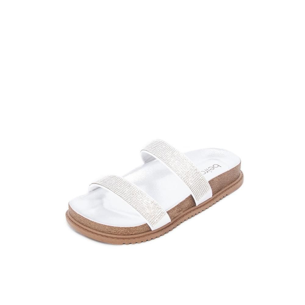Tamanco Feminino Beira Rio Birken REF: 8523106 NAPA-METALIZADO