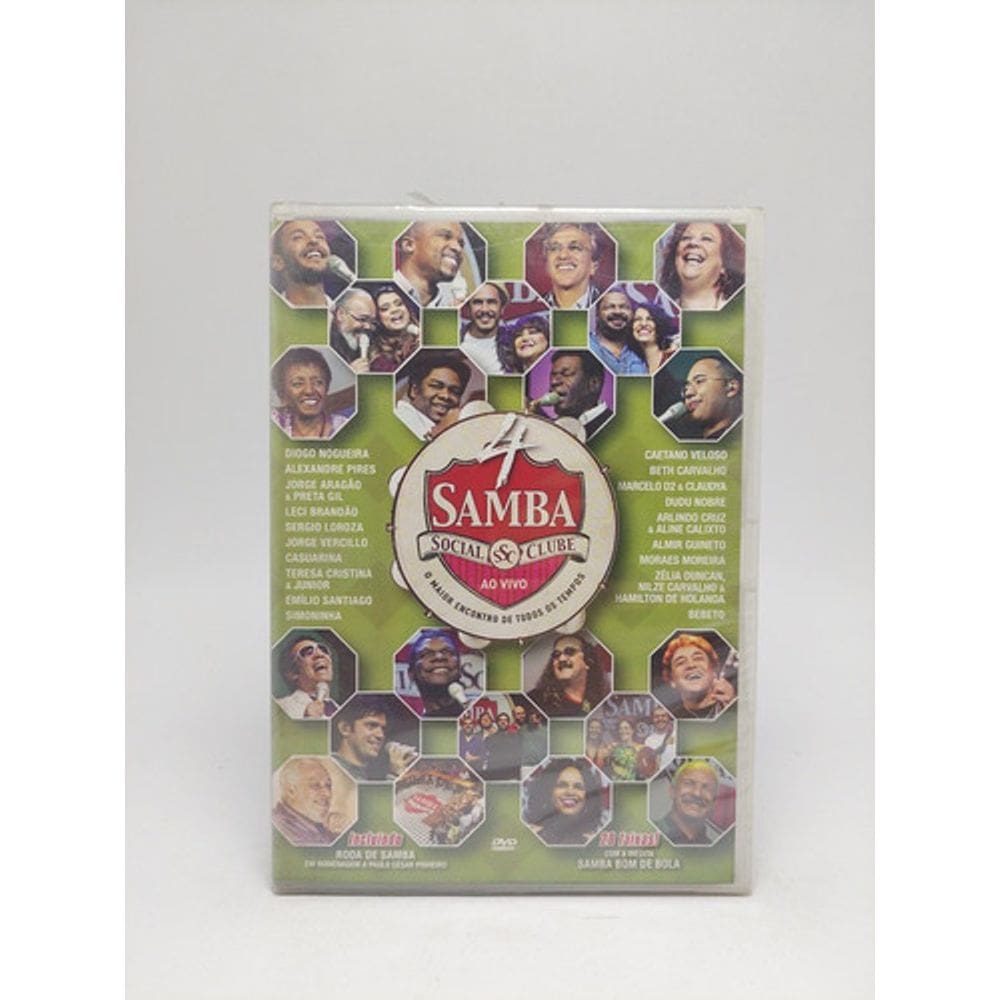 Dvd Samba - Social Clube Vol 4 Ao Viv