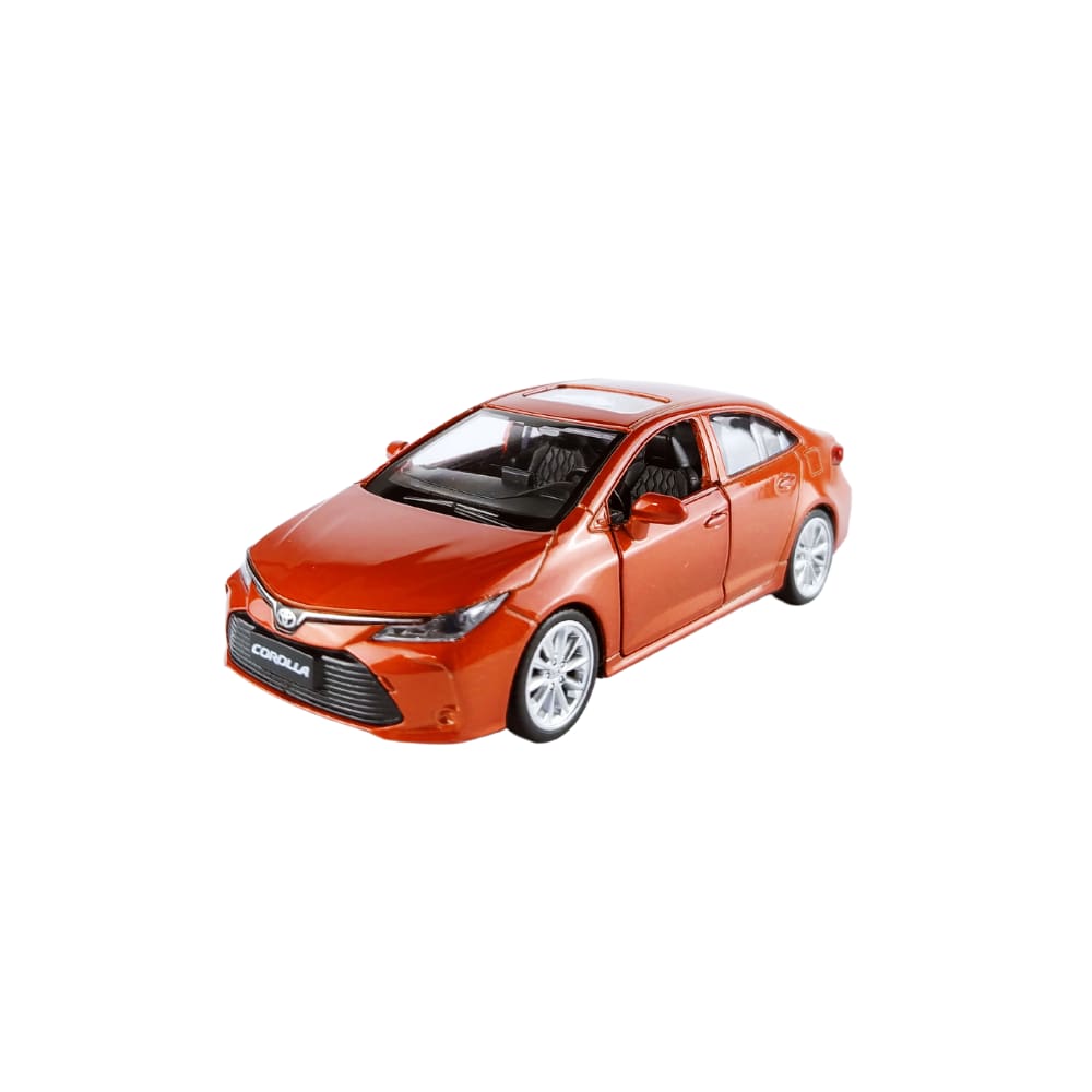 Toyota Corolla Hybrid Die Cast 1:43 Laranja