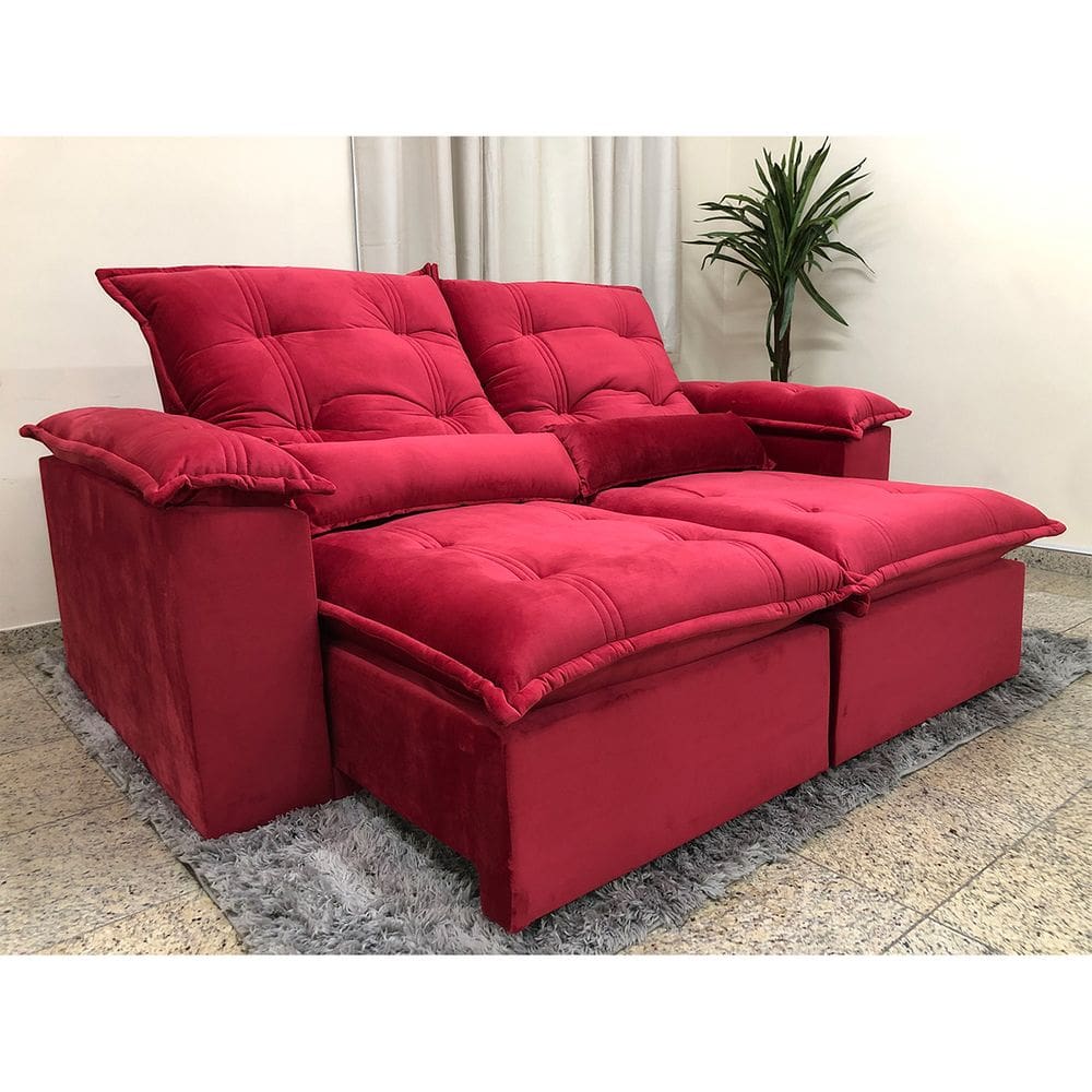 Sofá Maricá Retrátil Reclinável Vários Tamanhos Conforto e Luxo Maricá