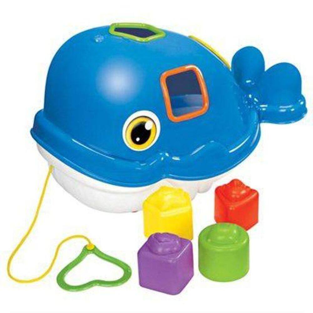 Brinquedo Didático Formas Geométricas Baleia Baby Mercotoys 280
