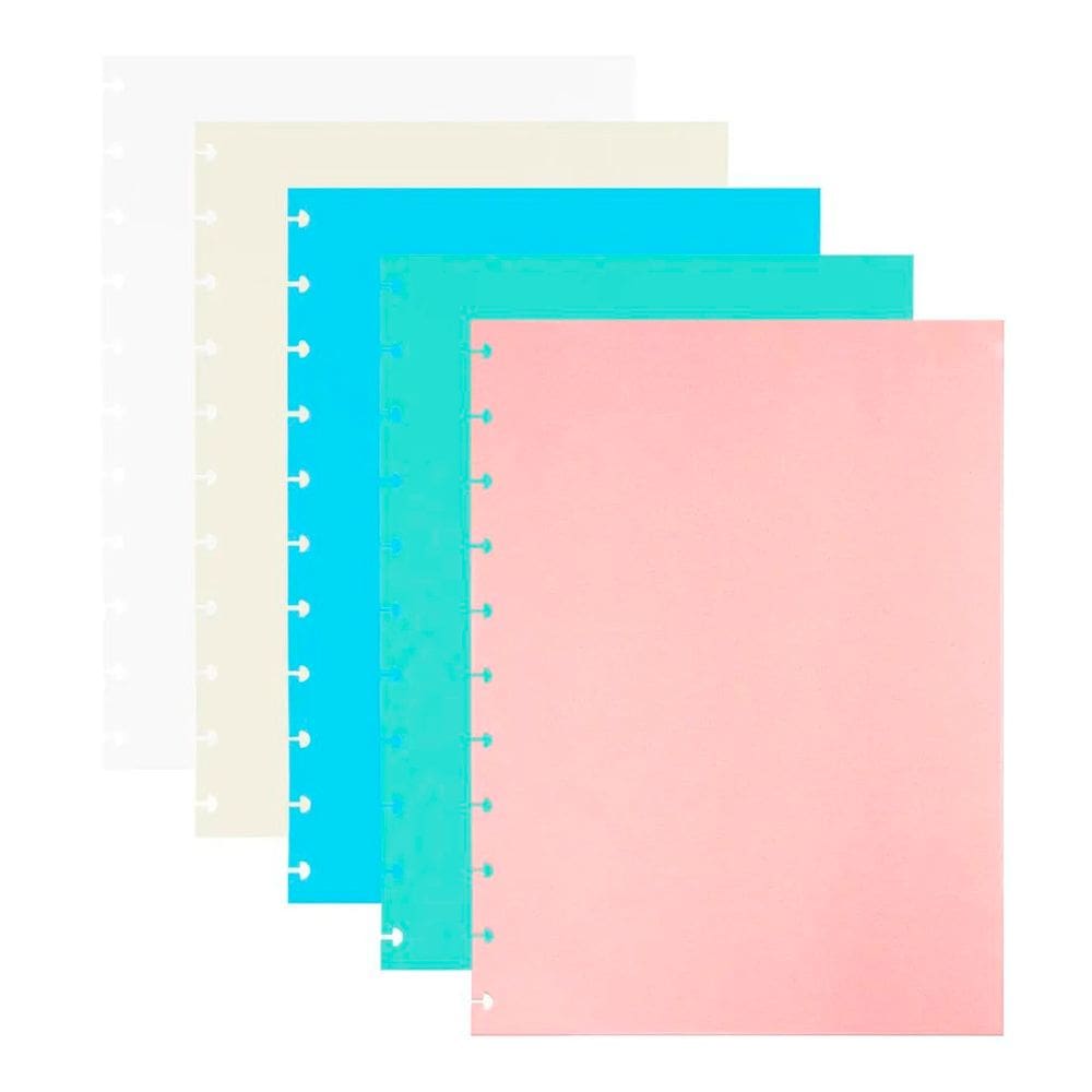 Refil Caderno Inteligente Médio 50 Folhas Colorido