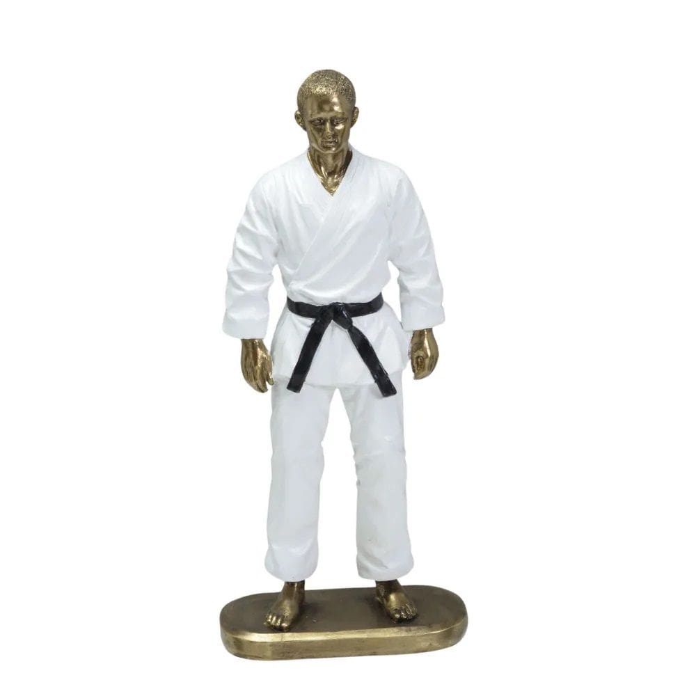 Figura Decorativa Estatueta Homem Lutador 26 X 11 X 6 Cm