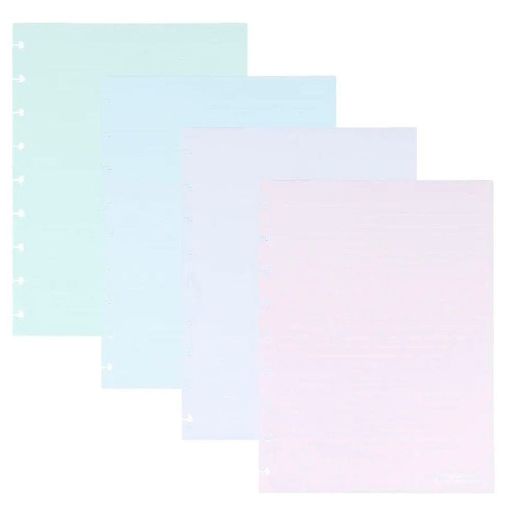 Refil Caderno Inteligente Grande 40 Folhas Color Pauta Branca