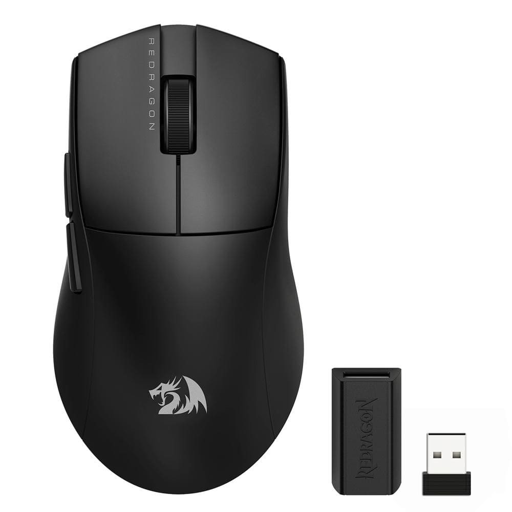 Mouse Gamer Redragon King Pro 26000 DPI 7 Botoes Preto