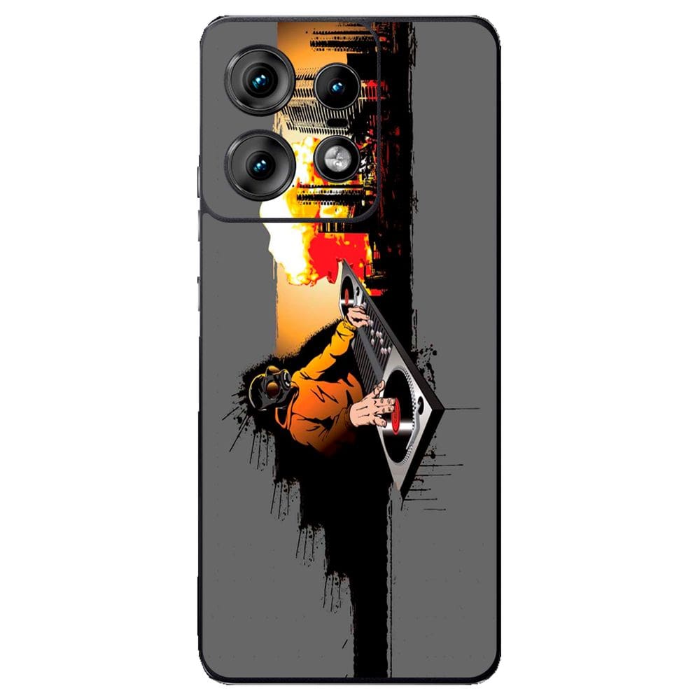 Capa Adesivo Skin264 Verso Para Motorola Edge 50 Pro