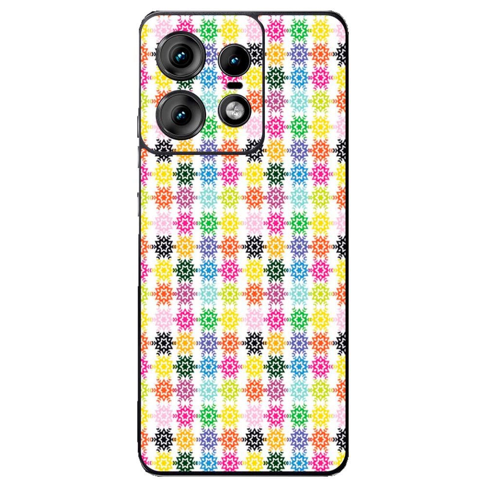 Capa Adesivo Skin191 Verso Para Motorola Edge 50 Pro