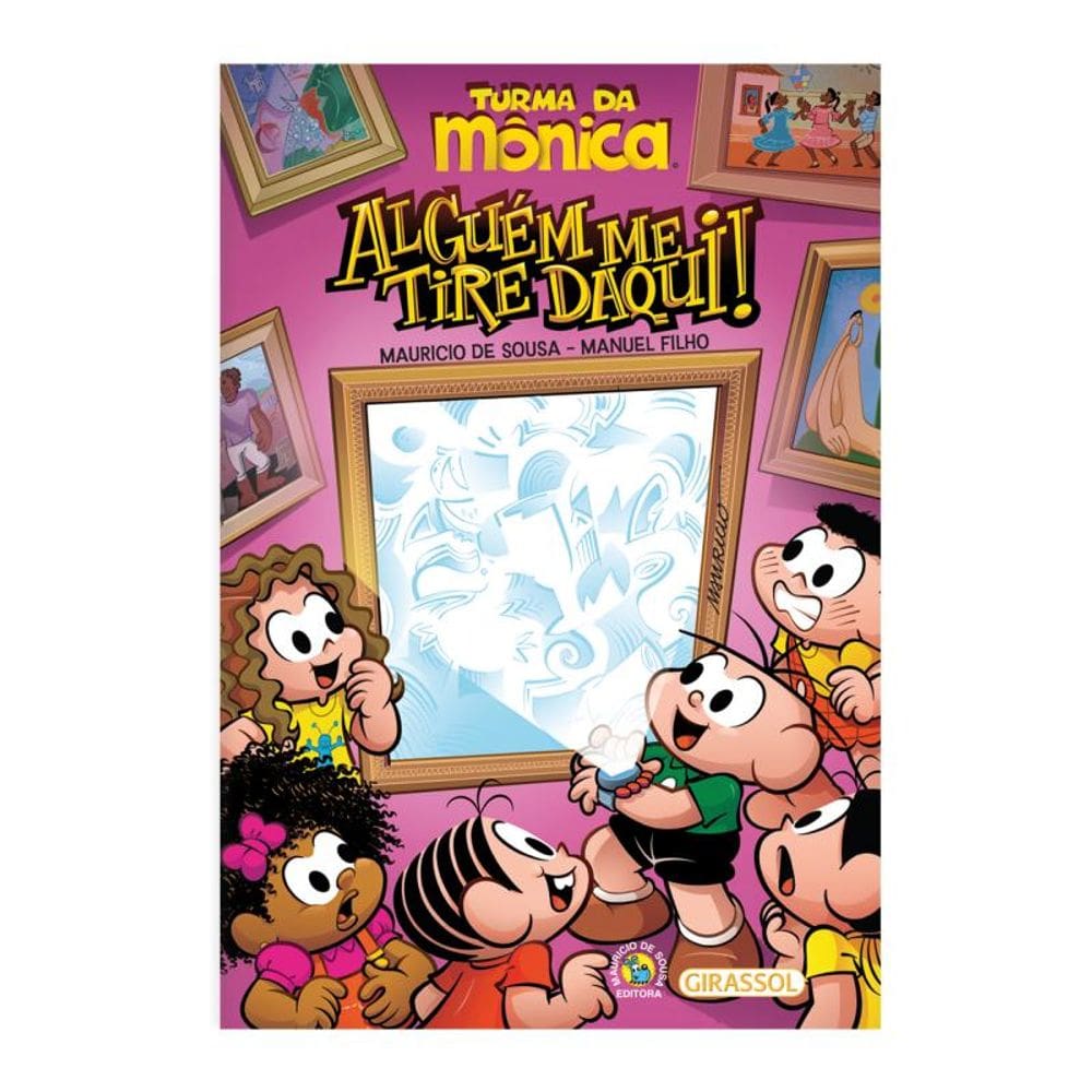 Turma da Mônica - Alguém me tire daqui! - Capa com realidade aumentada