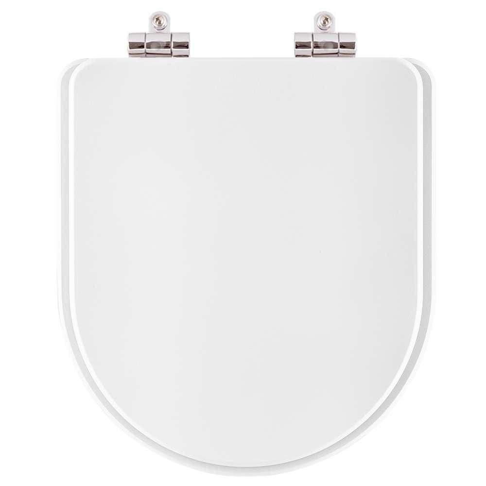 Assento Sanitário Poliéster com Amortecedor Lift Branco para vaso Docol