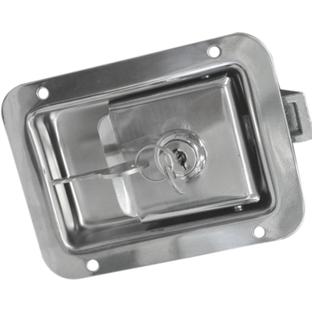 Maçaneta Externa Pequena Linha Agrícola Baús Uso Geral Inox [F103]