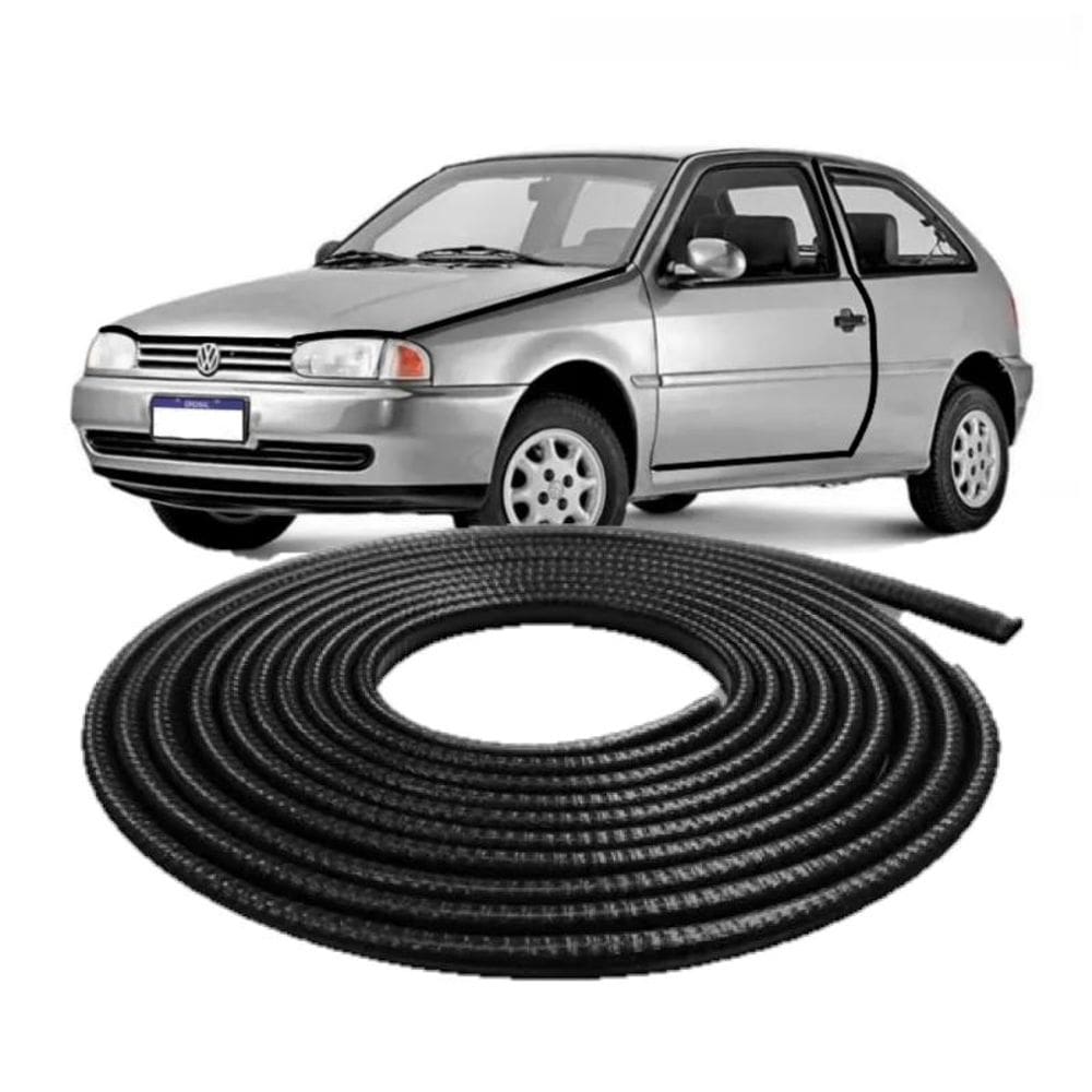 5m Borracha Protetor Porta Gol Saveiro Parati 2 Portas Mini [F103]