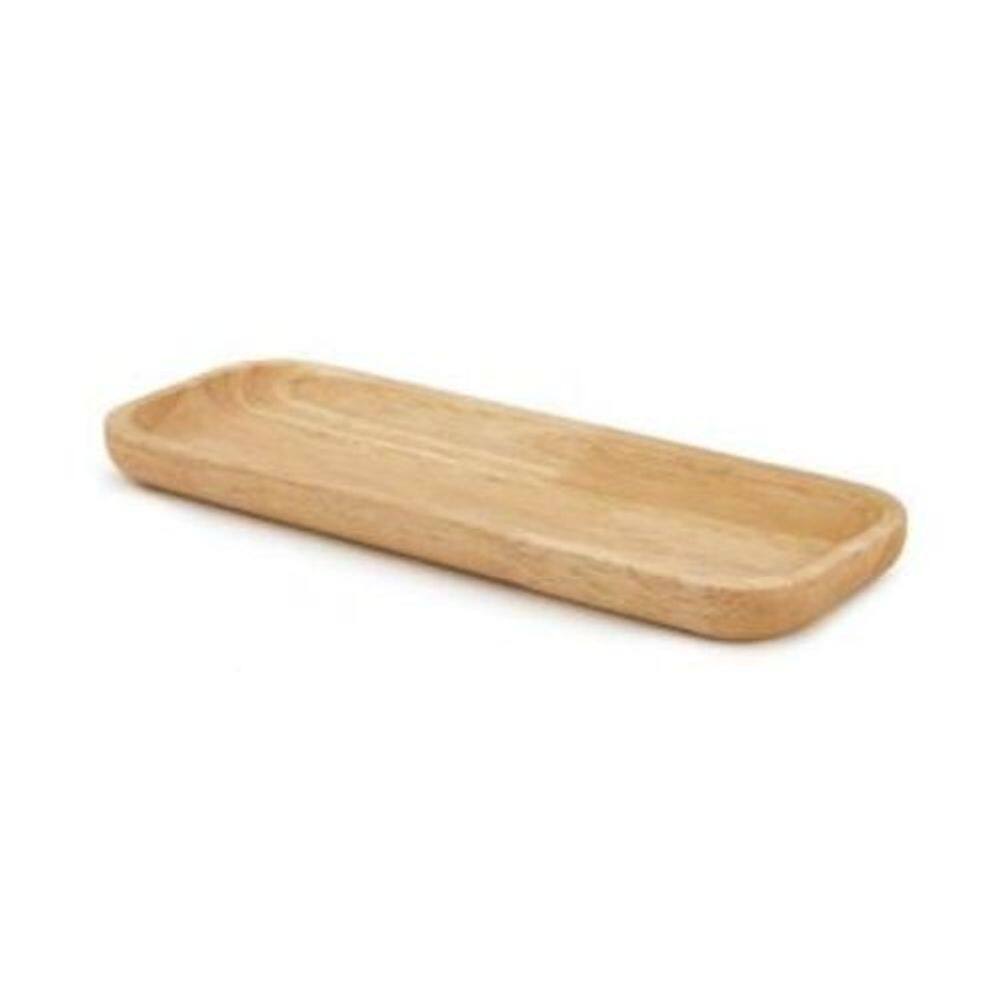 Bandeja Branca Em Madeira 18587 2x36,5x13cm Mart