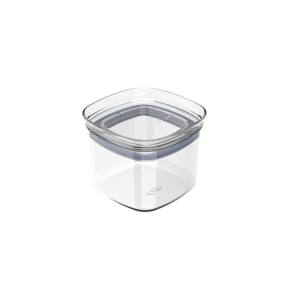 Pote Organizador Hermético Quadrado Block 500Ml Natural - Ou