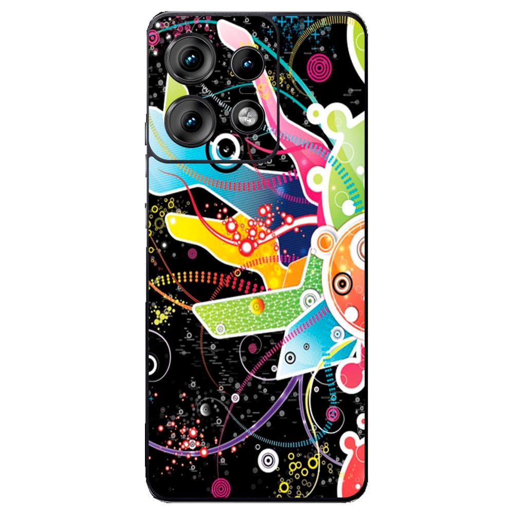 Capa Adesivo Skin058 Verso Para Motorola Edge 50 Pro