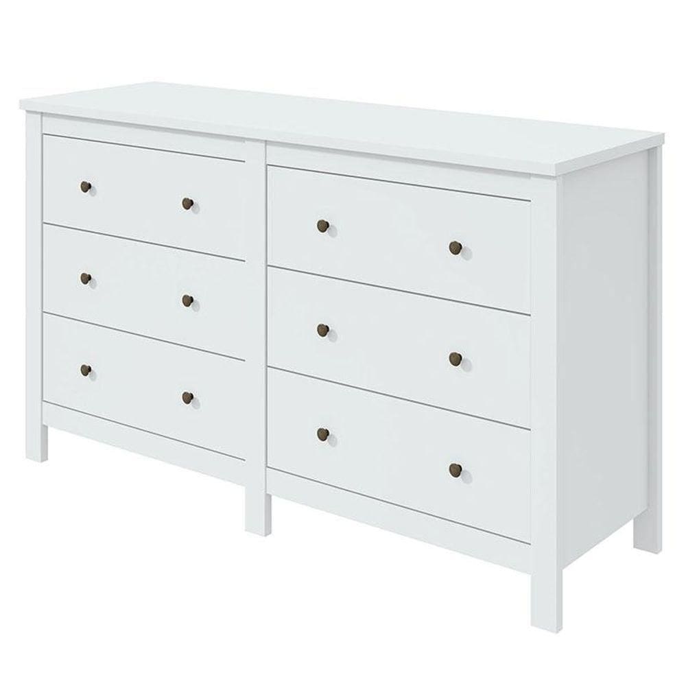 Cômoda Horizontal Maggiore Branco Brilho - Lopas