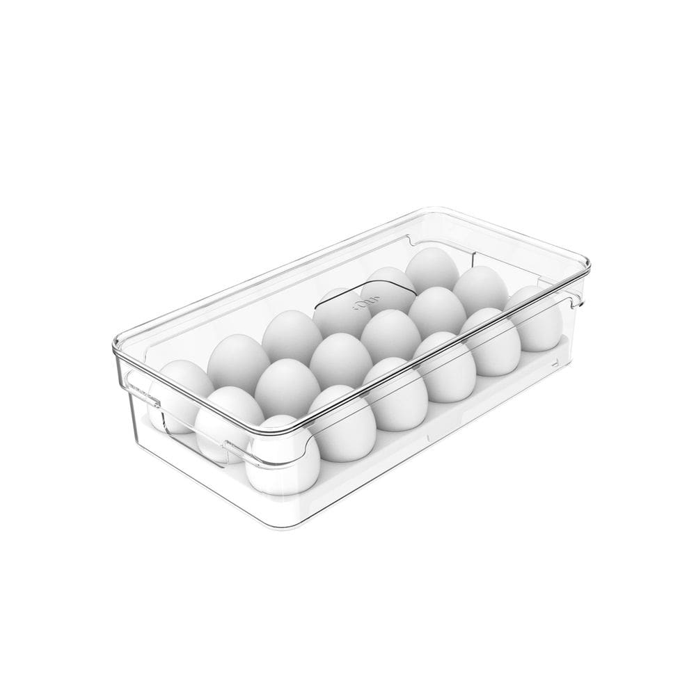 Organizador de Ovos Clear Fresh para 18un Natural - Ou
