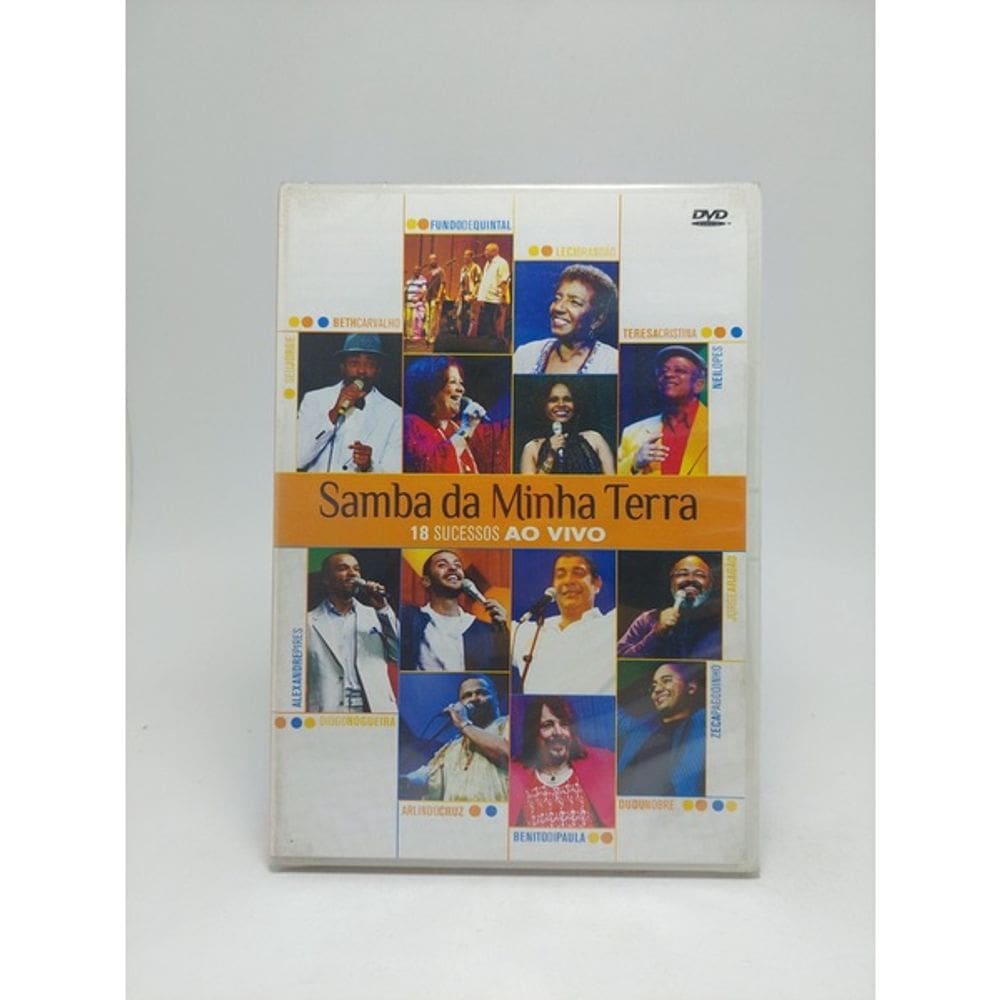 Dvd Samba Da Minha Terra - 18 Sucessos Ao Viv