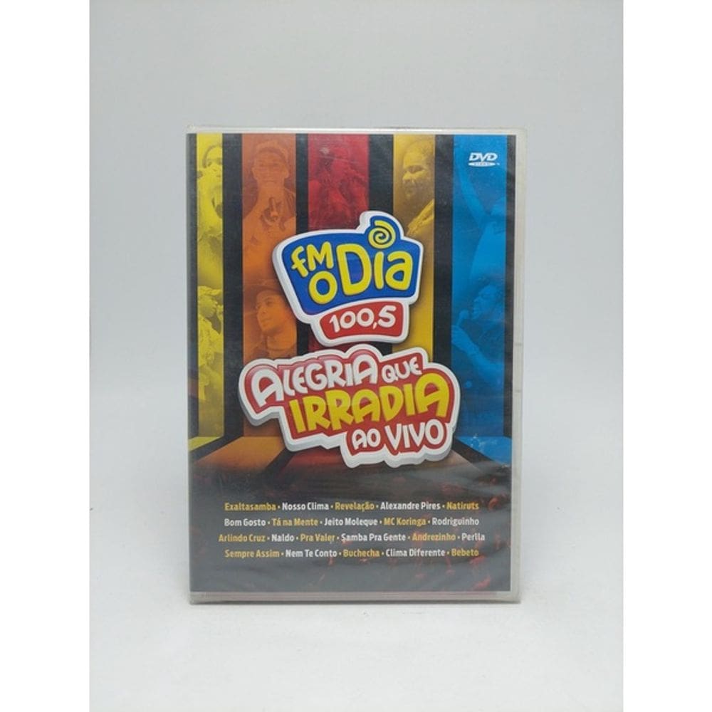 Dvd Fm O Dia 100,5, Alegria Que Irradia Ao Viv
