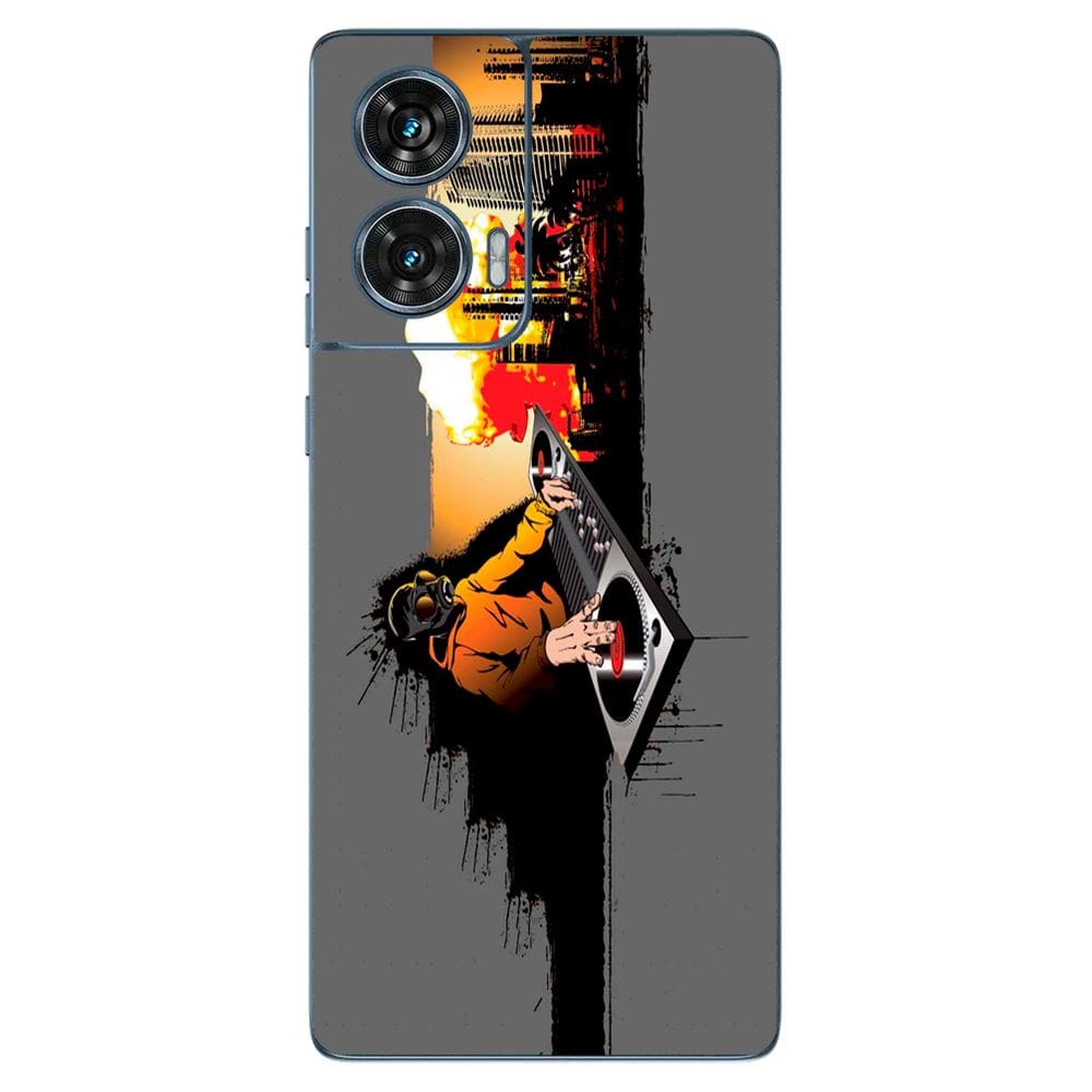 Capa Adesivo Skin264 Verso Para Motorola Edge 50 Fusion