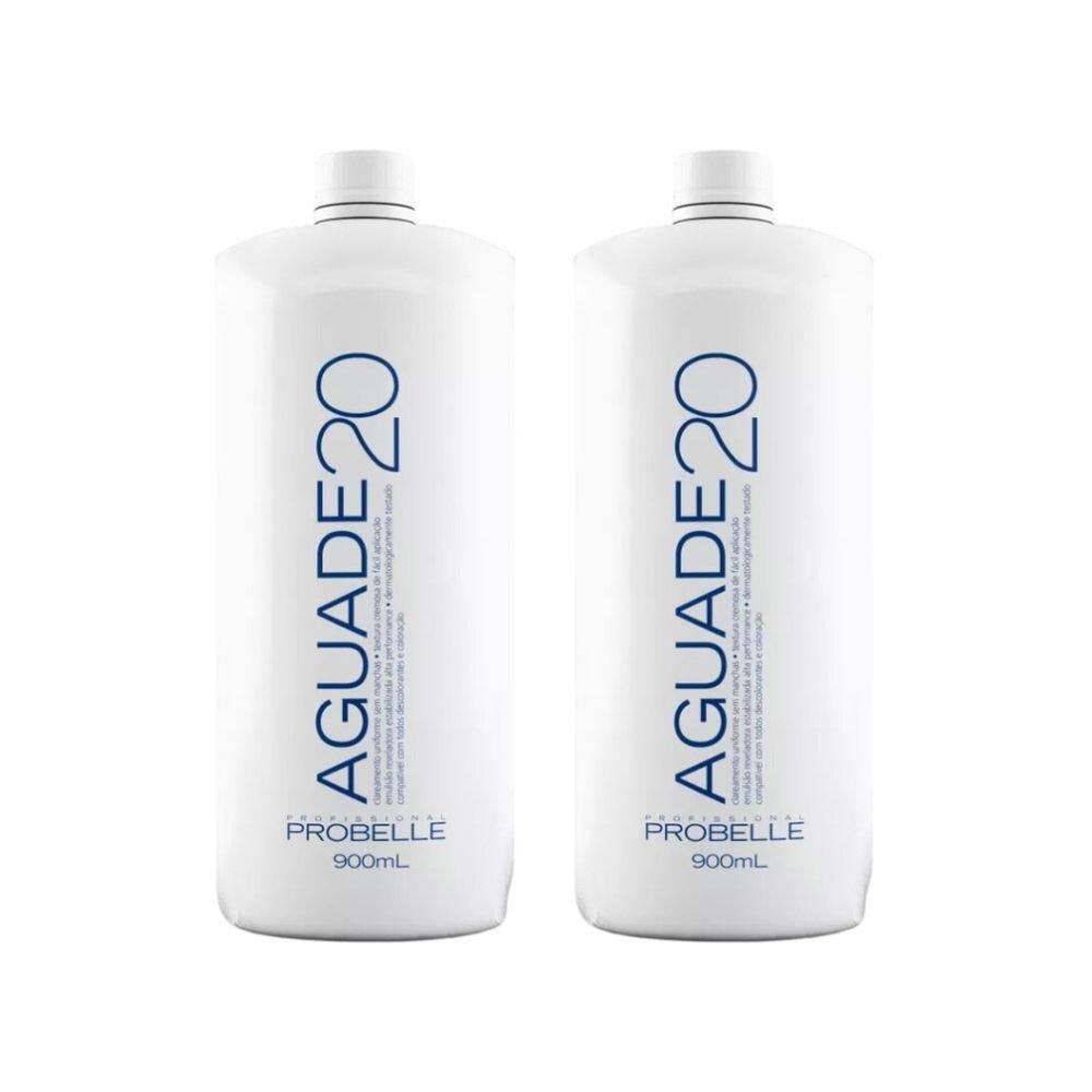 Agua Oxigenada Probelle 900ml 20Vol Cremosa - Kit C/ 2un