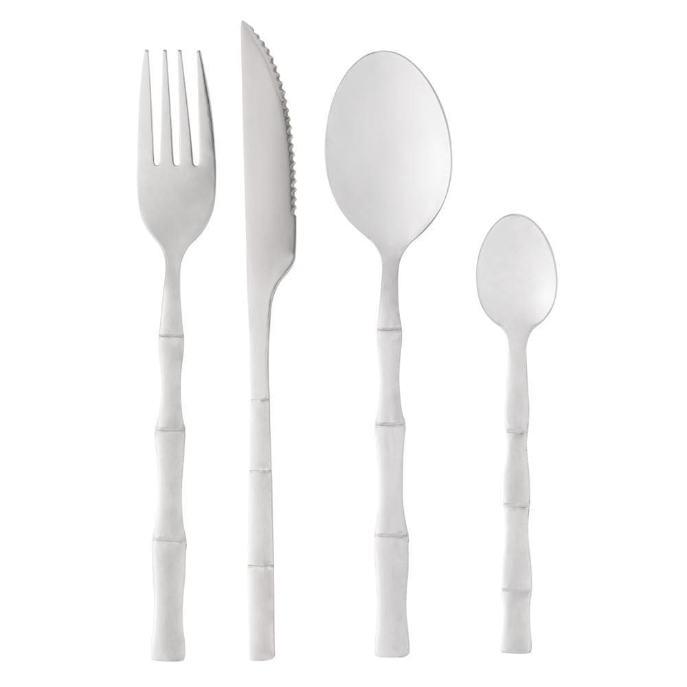 Faqueiro 16 Peças de Aço Inox Bambu Elegant