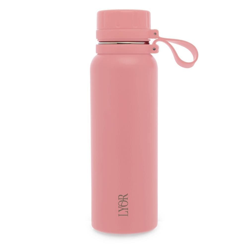 Garrafa Térmica de Aço Inox Explorer Rosa 650ml