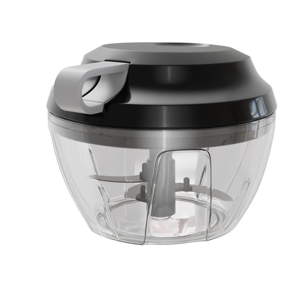 Mini Processador de Alimentos Plástico Premium Preto 13,5cm