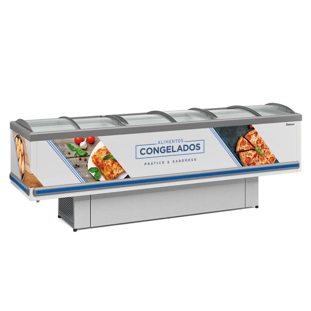 Expositor Ilha de Congelados Dupla Ação GESV-290C BR Gelopar 819 Litros