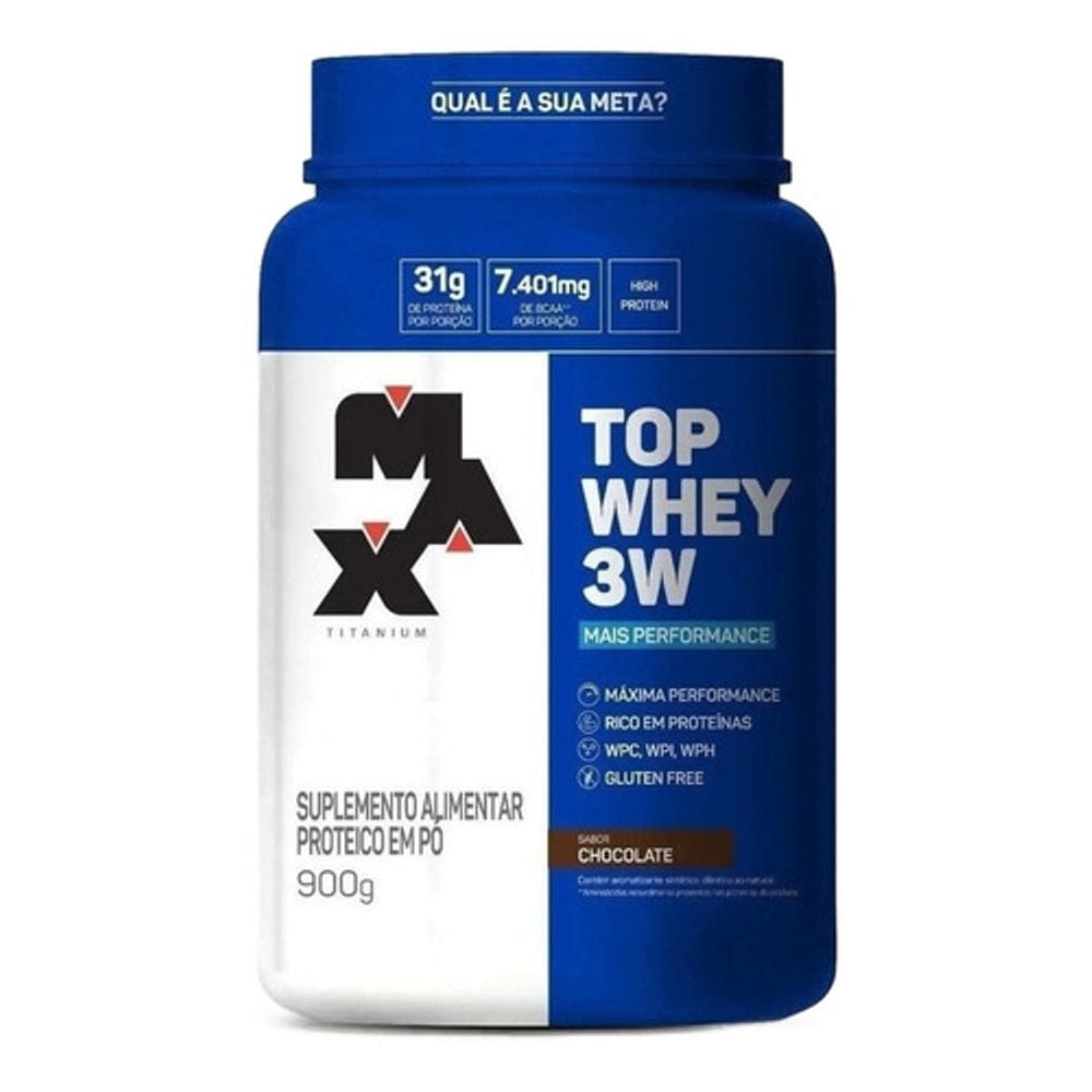 Top Whey 3W Mais Performance (900g) Max Titanium