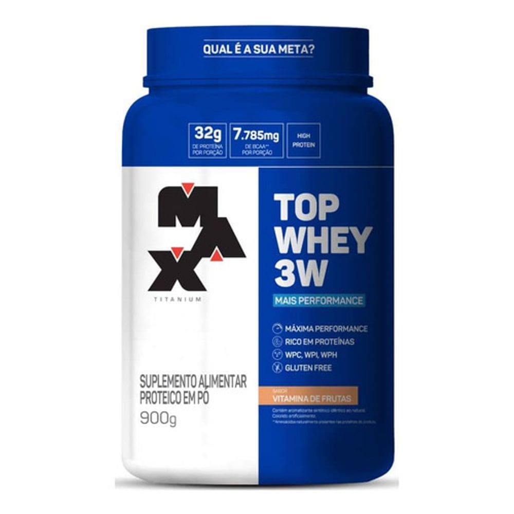 Top Whey 3W Mais Performance (900g) Max Titanium