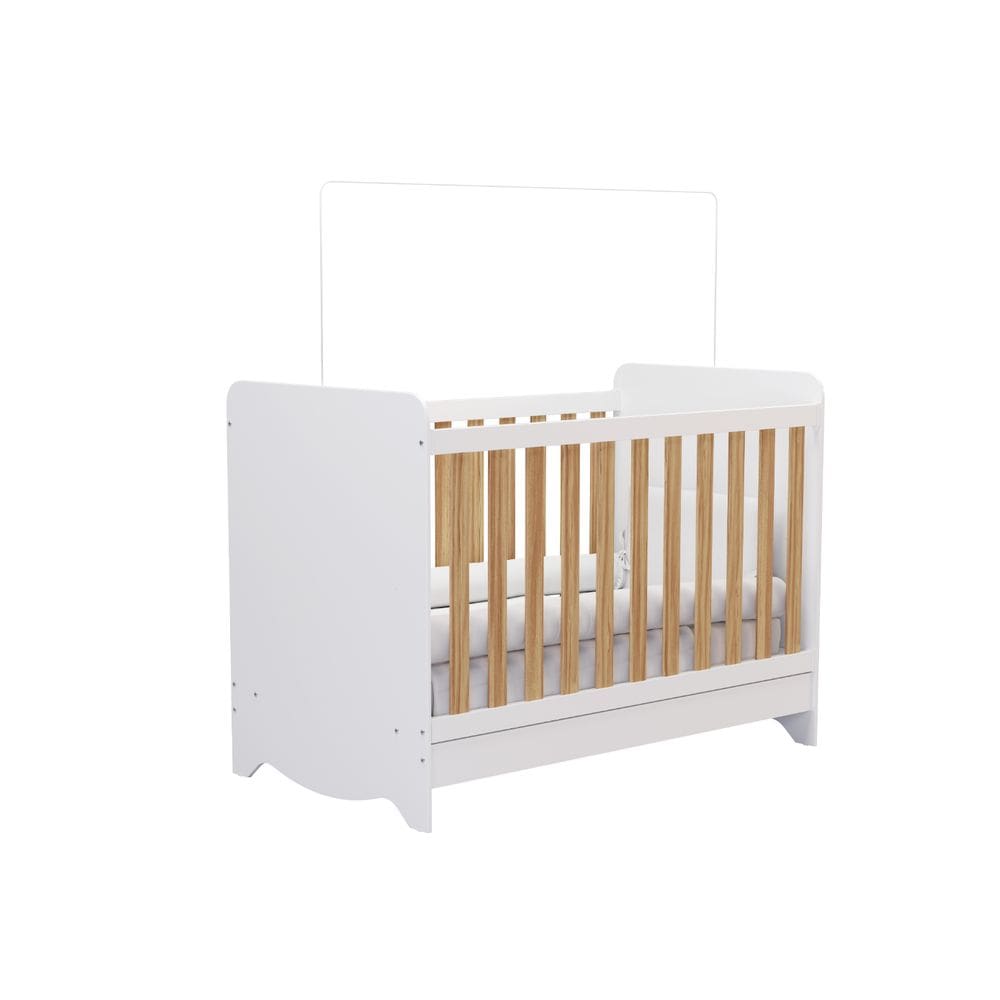 Berço Ben Moveis Peroba Americano MDF mini cama