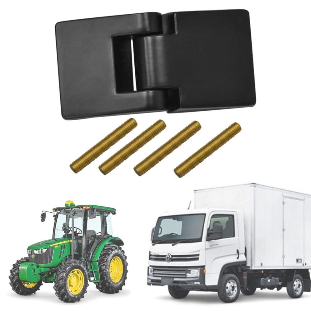 Dobradiça Externa Dupla Porta Agrícola Baú Cabine Uso Geral [F103]