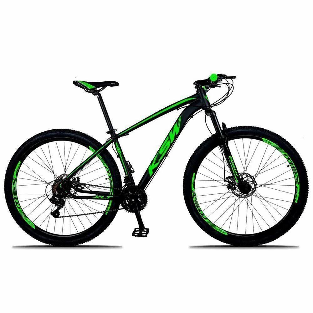 Bicicleta Aro 29 Ksw 24 Marchas Freios A Disco e Suspensão