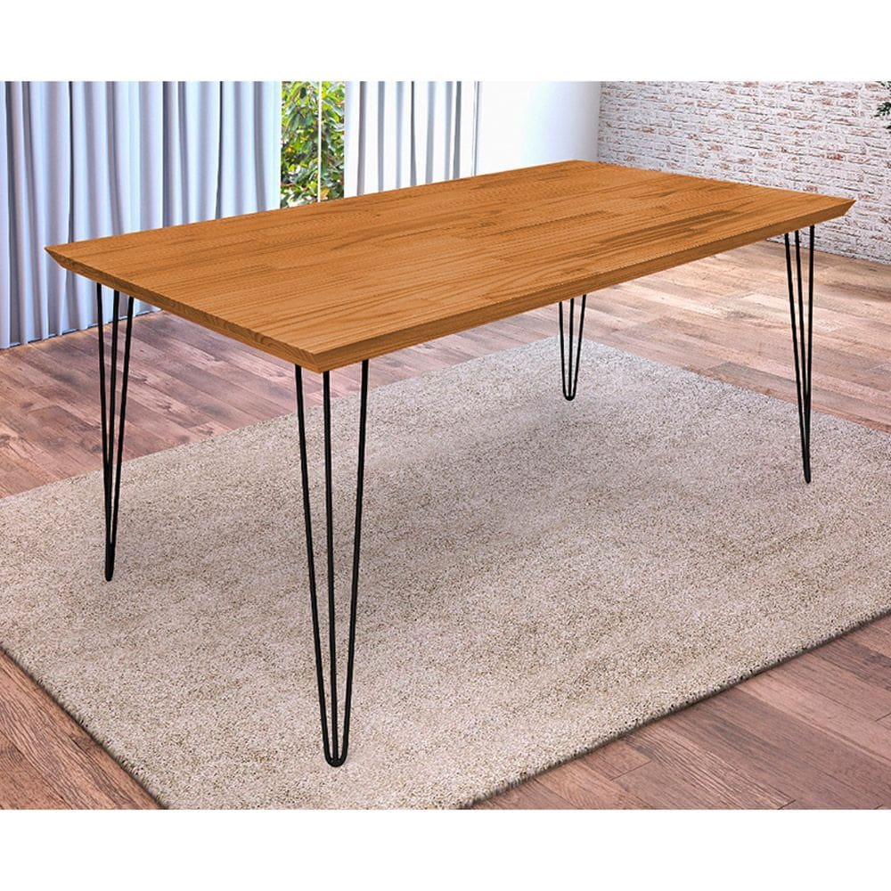 Mesa Jantar Lanna 1,60m Madeira Maciça - Imbuia