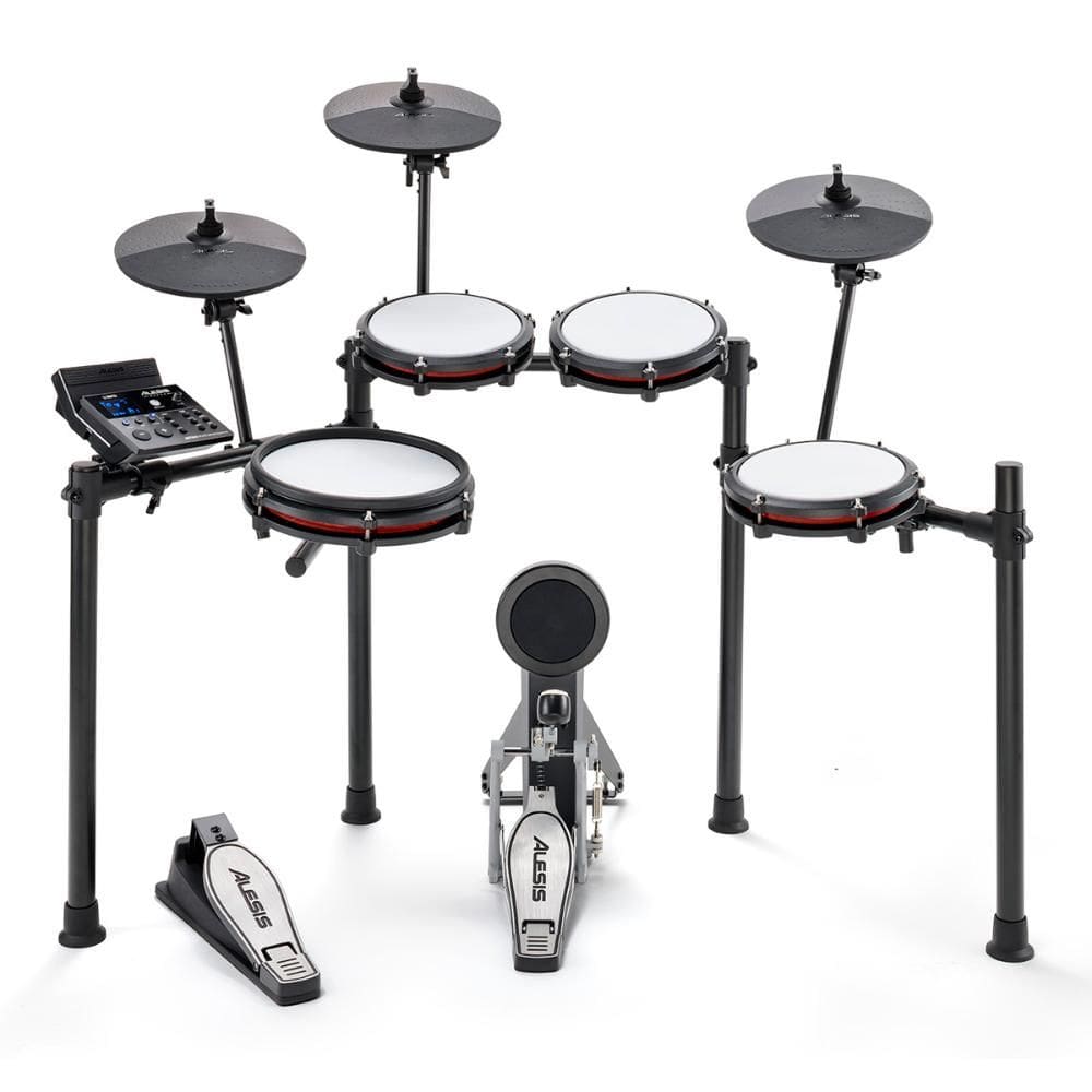 Bateria Eletrônica Bluetooth Pele Mesh Head Alesis Nitro Max Kit